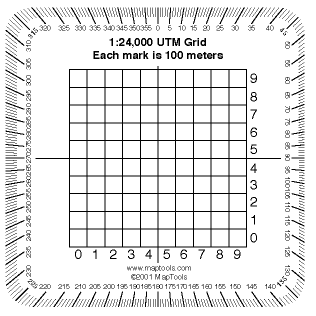 Brigade Qm Maptools Round Gta Mgrs/utm Coordinate Grid Reader And