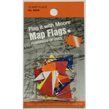 Moore Map Pins - Multiple Colors Available - for Maps Ordered Before 8/31/2019