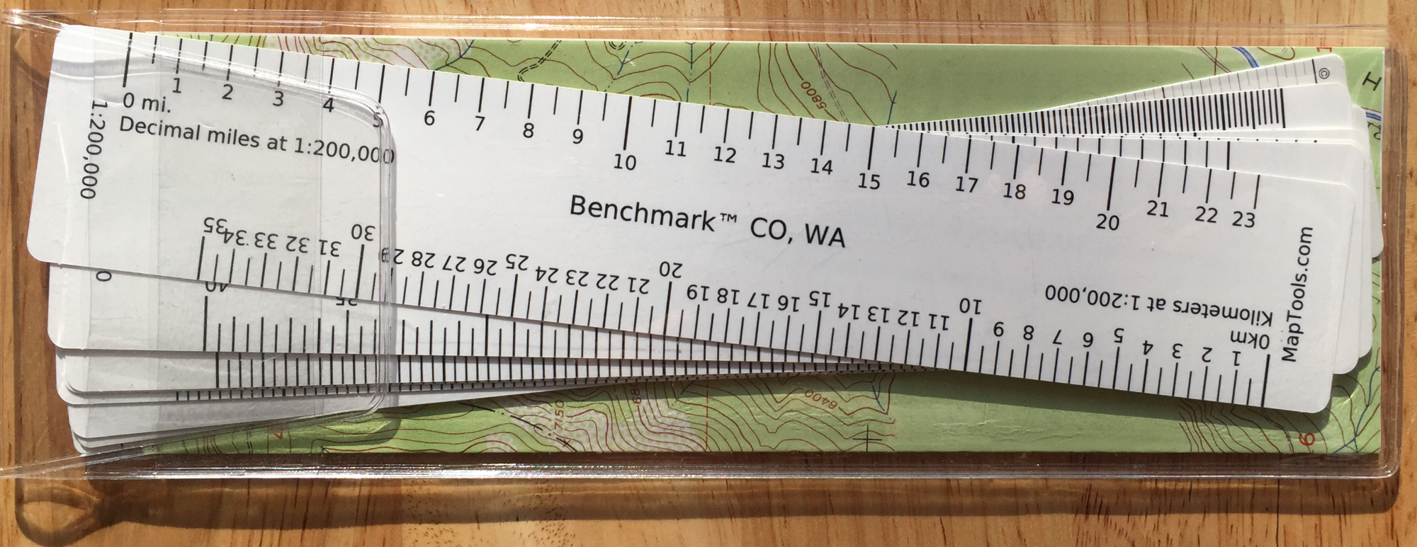 MapTools Product -- Ruler Set for DeLorme® Atlas & Gazetteer All 50 States