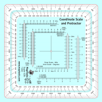 RM Products Military Square Protractor